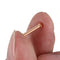 100 Pcs 5/64inch x 25/64inch Round Head Copper Solid Rivets Fasteners B1R1
