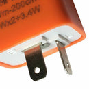 2 Pin Speed Adjustable LED Indicator Flasher Relay Resistor Fix Flash Motor
