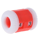 2Red +2Blue Plastic Knitting Needles Row Counter Lines Number Calculator T BX