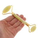 1PC Yellow Roller Natural Facial Care Tools Jade Face Massage Roller Beauty To%!