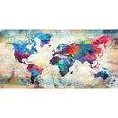 World Map DIY Diamond Painting 5D Full Round Drill Embroidery Home Decor A