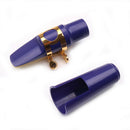 Plastic Alto Sax Saxophone Music Instrument Mouthpiece with Cap Buckle Reed