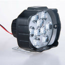 Motorbike Headlight Bright LED Spotlight Scooter Lamps Auxiliary Lightings White