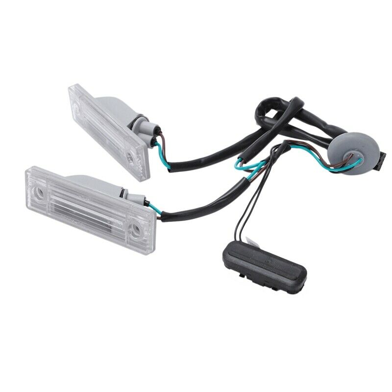 1X(Rear Back License Plate Light With Trunk Switch Button For Cruze Chevrol
