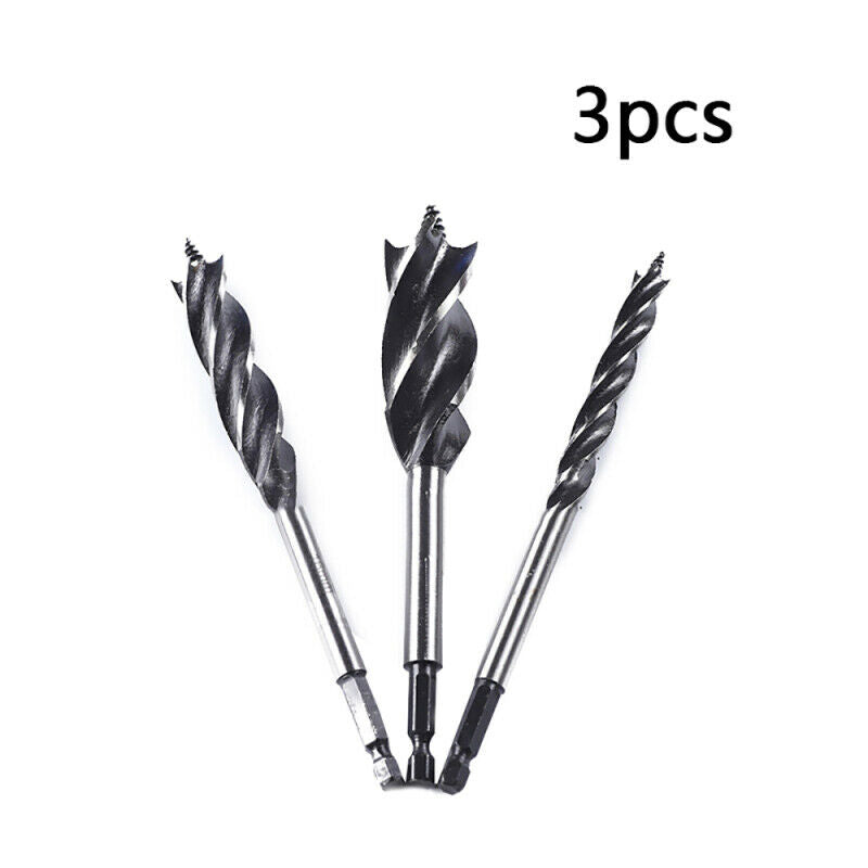 3* Woodworking Extension Drill Bits Carbon Steel 10mm 16mm 25mm Twist Drill YCB