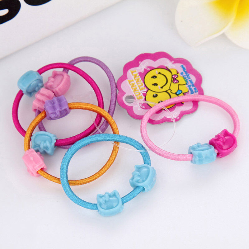 100x Women Girls Elastic Hair Ties Band Rope Ponytail Holder Fashion Scrunchie #