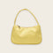 Nylon Casual Women Handbag Tote Female Solid Underarm Shoulder Bag (Yellow)