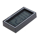 Mini Digital LCD Auto Car Truck Dashboard Date Time Calendar Clock Black
