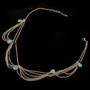 Ladies Headbands Headband Party hair band Turquoise Jewelry hair band K2S4