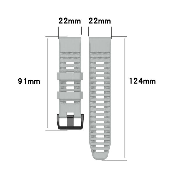Silicone Strap Band for Garmin Fenix 6 6 Pro 5 5 Plus 22mm Watch Accessories