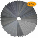 90Pieces Sandpaper Assortment 400 To 3000 5000 7000 Grit Wet Dry Fine Sand  R4G4