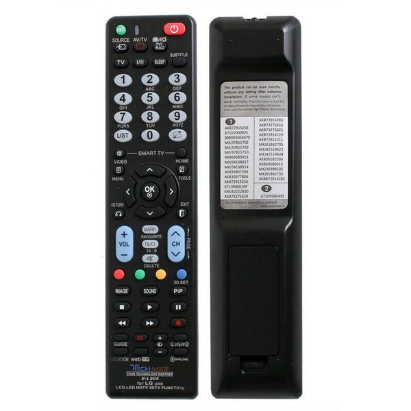 Universal Replacement Remote Control Controller For LG LCD LED HD3D Smart  QXP