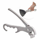 Pizza Pan Gripper for Deep Pizza Pans,Heavy Duty Cast Aluminum Pan Tongs,Gr