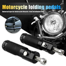1 Pair Aluminum Motorcycle Motor Bike Folding Footrests Foot Pegs Pedals