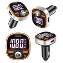 Car Bluetooth 5.0 ,Wireless FM Transmitter,With Dual USB, PD3.0 Output, Sup