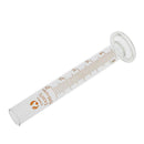 Glass Measuring Cylinder Chemistry Lab Measure Graduated Lab Test Tube 25ml