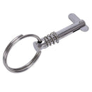 Top Stainless Steel Deck Hinge with Pin and Ring