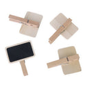 10Mini Wood Clip On Blackboard/Chalkboard For Wedding/Party Lolly Buffets TableM