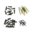 40x/10Sets Fishing Tackle carp lead clips Quick Change swivels Anti Tangle JCME