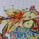 1 Set Lily Flower Patterns Counted Cross Stitch Kits Sets 11CT Decorations