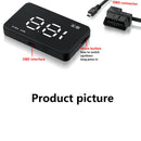 Car Head Up Display A1000 HUD Projector Speedometer MPH KM/h Speed LJ