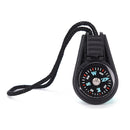 2x Portable Compass Brunton Camping Hiking Hunting Outdoor Sport KeychainRing 3C