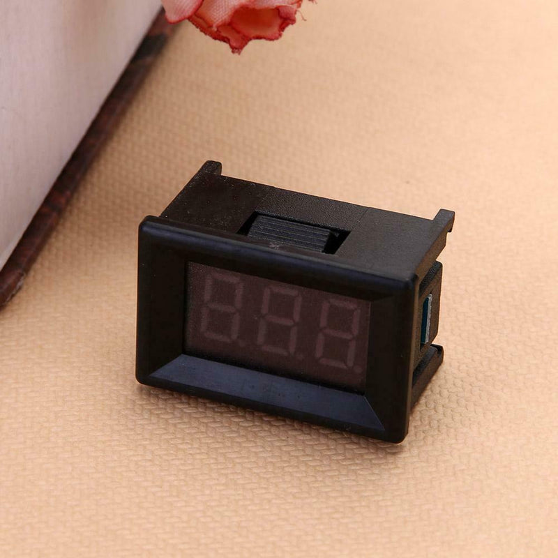 Mini 0.36in DC 2.4V-30V 2-Wire LED Digital Display Panel Battery Voltmeter Meter