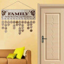 Wood Birthday Reminder Boards Plaque Sign Family &Friend DIY Calendar