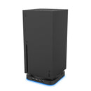 Vertical Stand for Xbox Series X with 4 Ports USB 2.0 Hub Blue Light Cradle A