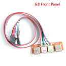 Audio Adapter Cable 2 USB PC Computer Case 6.8cm Front Panel USB Audio Cable Bj