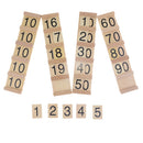 Montessori Mathematics Leanring Educational Toys Funny Set- Number Boards + Bank