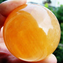 Natural Labradorite Rose Quartz Crystal Ball Healing Citrine Stone Home Dec