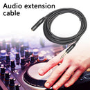 1.8m 6.35mm Audio Extension Cable 1/4 Male to Female TRS Stereo for Mixer A