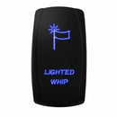 5Pin Boat Atv Rocker Switch On-Off Led Blue Light