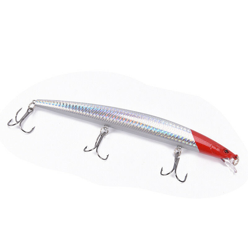1pc 18cm/26g minnow fishing lures plastic baits hard lures bass crank baits ~J&M