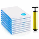 Premium Vacuum Bag, 6 Pack Vacuum Bag Clothes include Air Pump for travel,  B8D6