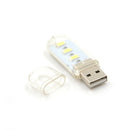 2pcs Mini USB LED Night light Camping lamp For Reading Bulb Laptops Computer JR