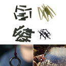 40x/10Sets Fishing Tackle carp lead clips Quick Change swivels Anti Tangle biTEU