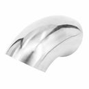 2x 60mm OD Stainless Steel Car Exhaust Weld 90 Degree Bend Elbow Pipe Fitting