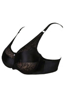 Special bra, bag silicone bath, silicone brace (40/90, black)