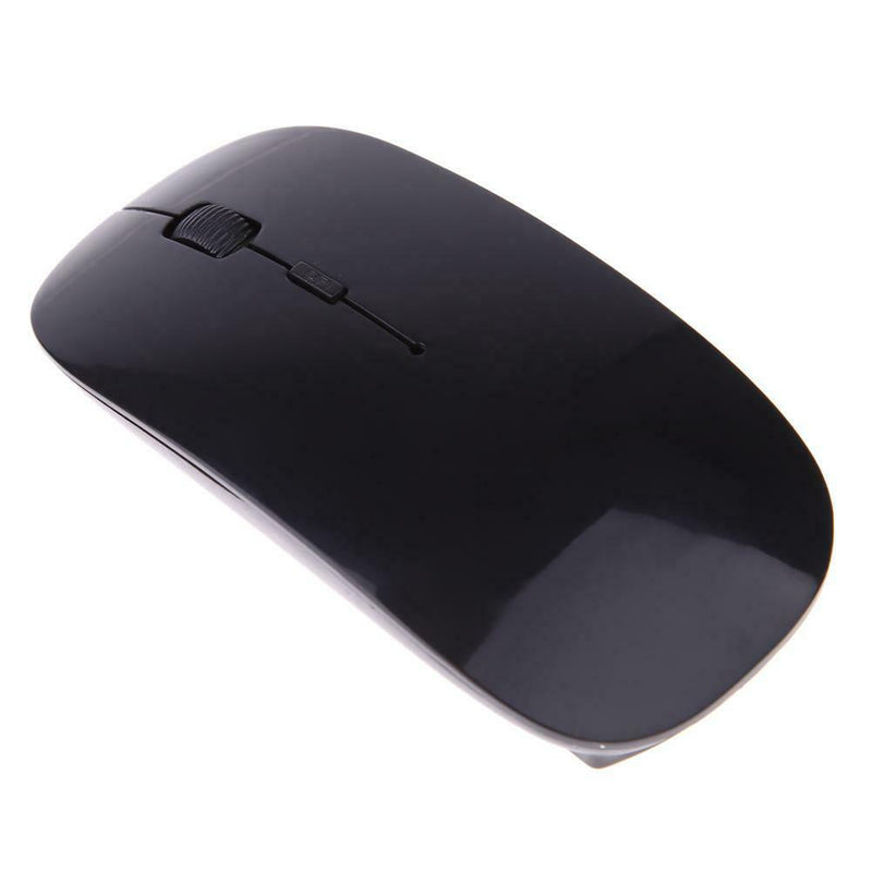 Optical Wireless Mouse 2.4G Receiver Ultra-thin for Computer PC black