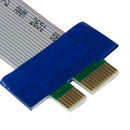 PCI-E Extention Cable Express Riser Card Adapter Flex Ribbon 1X To 16X Powe