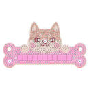 DIY Dog Special Shaped Diamond Painting Luminous Parking Phone Number Plate