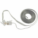 10ft RJ11 6P4C Connector Flat Telephone Cable Clear Gray M9O6