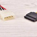 Molex to SATA Power Adaptor Cable 4 pin to 15 pin For HDD Hard Drive 3c
