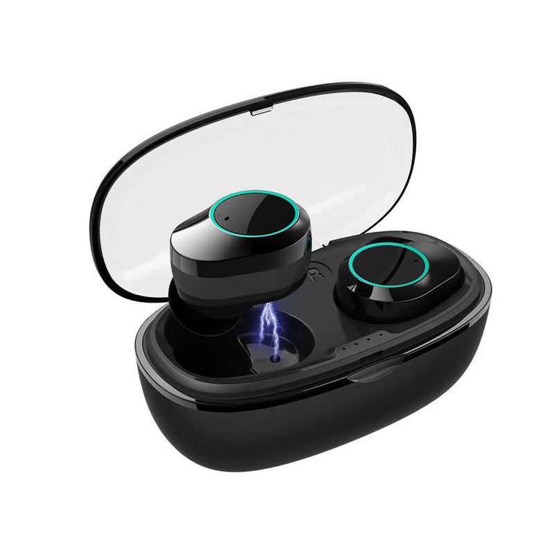 Wireless Bluetooth5.0 Earphones In-ear Sports Earbuds Waterproof w/Charging Case