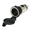 Metal Cigarette Lighter Socket 12V Power Outlet for Car Boat Motorcycle ATV