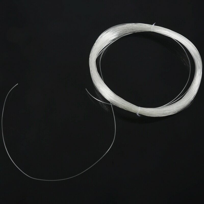 Nylon Rope Fishing line Fishing Reel 33M Length 25 kg 0.7mm Dia. white U1G1