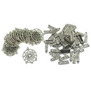 70x Dream Catcher MADE WITH LOVE Pendant Charms for DIY Necklace Bracelet