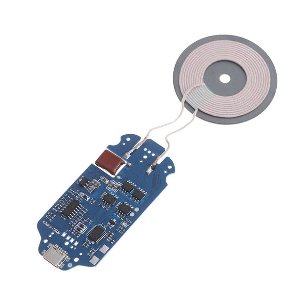 10W QI fast wireless charger transmitter module PCBA circuit board with coil M&E